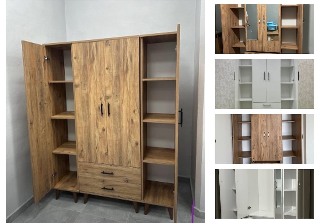 4 kapaklı elbise dolabı igqignxqro - 3