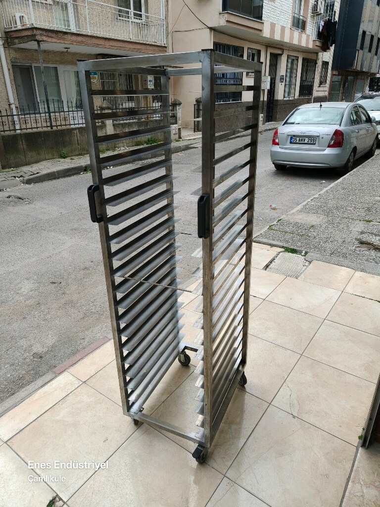 servis tepsi taşıma arabası - 10