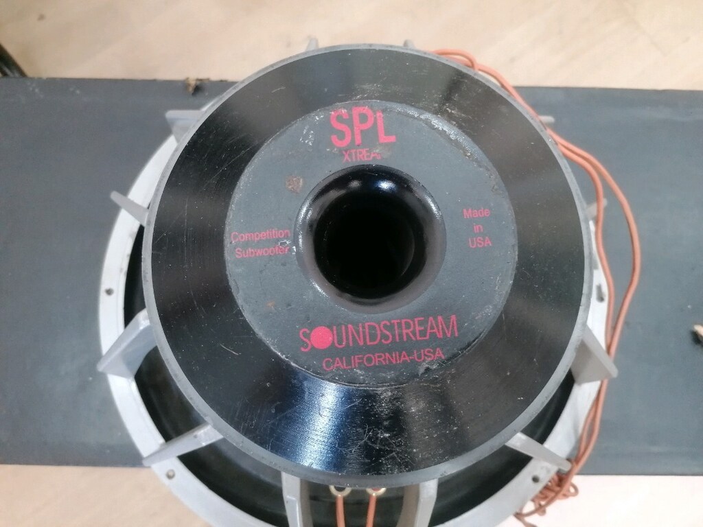 OLD SCHOOL SOUNDSTREAM ÇİFT BOBİN KABİNLİ 38 CM SUBWOFER BAS 1000rms - 4