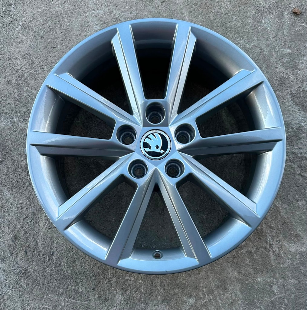 5x112 17 İNÇ J7 ET49 ORİJİNAL SKODA SUPERB JANT TAKIMI - 3