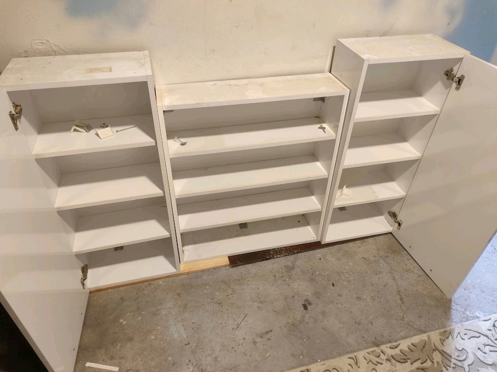 mutfak içim mdf bardak fincan dolabı duvar dolabı 166cm boy 100 cm der - 3