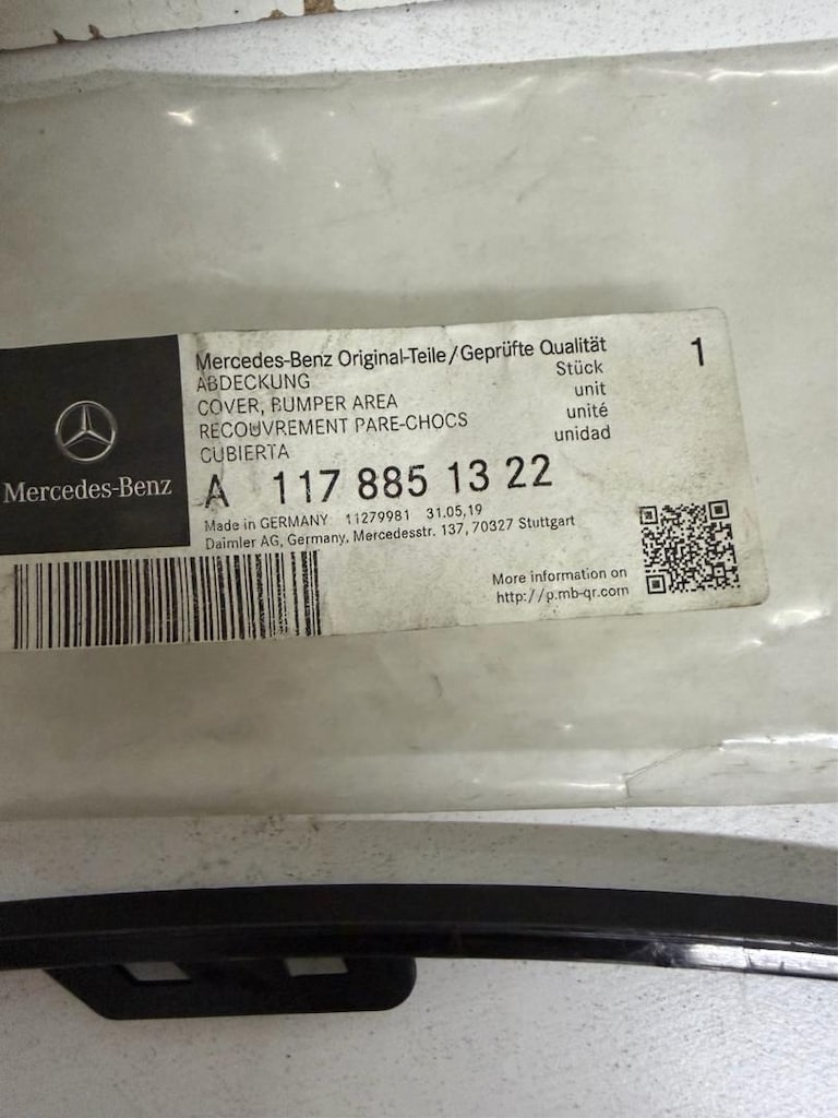 Mercedes W117 Ön Tampon Fitili Sol Amg 2013-2016 -A1178851322 sıfır o - 5