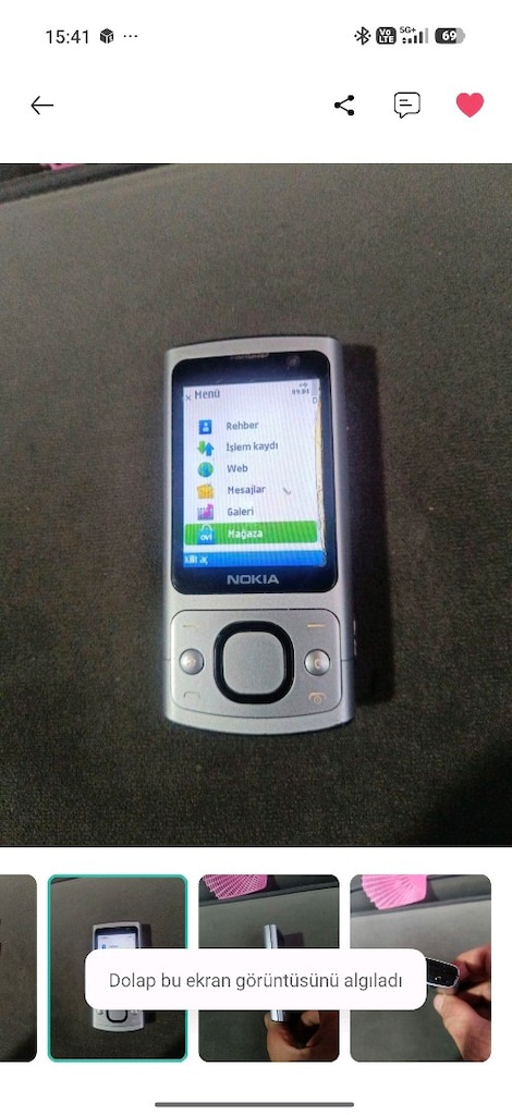Nokia kızaklı telefon kayitli - 3