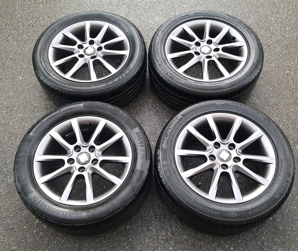 205 55 16 ORJİNAL JANT LASTİK TAKIMI SEAT JETTA CADDY GOLF AUDİ PASSAT - 7