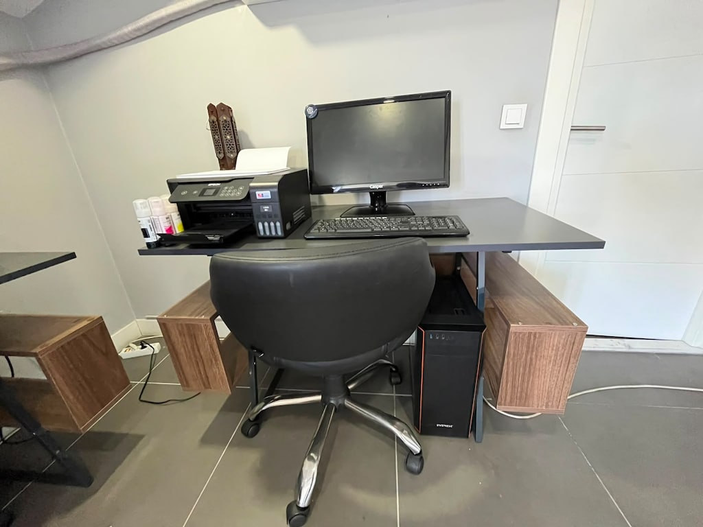 3'lü Ofis Çalışma Masası ve Sandalye Takımı - 4
