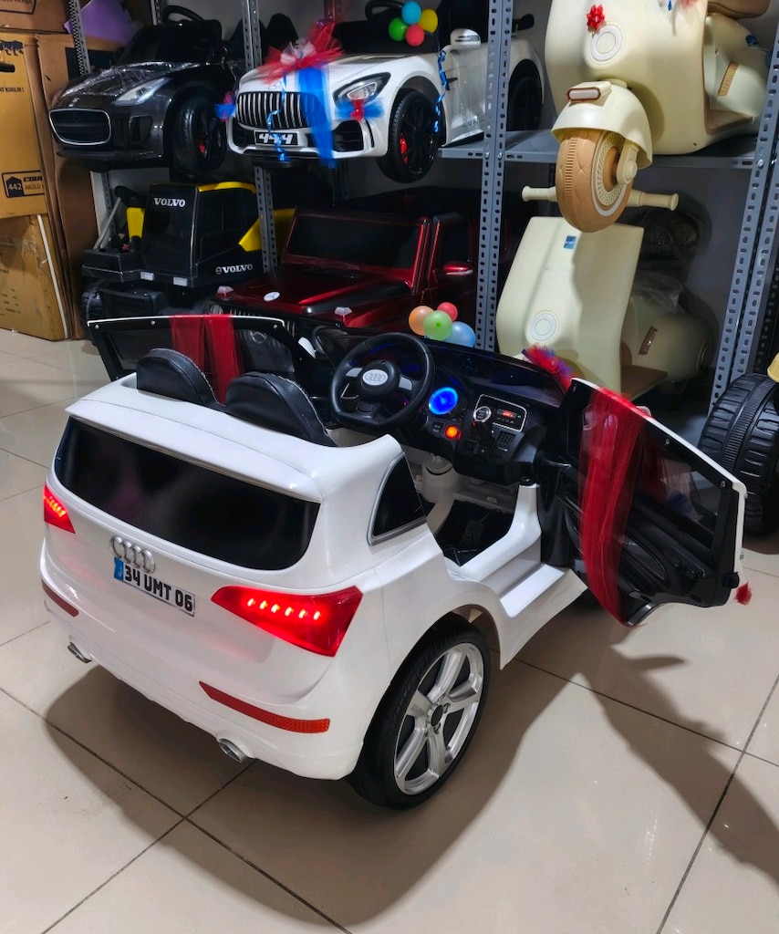 GARANTİLİ AUDİ Q SUW 2 MOTOR 3 İLERİ KUMANDALI&MANUEL AKÜLÜ ARABA - 11
