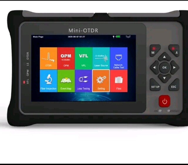 SKYCOM Mini Fiberoptik ODTR Test Cihazı