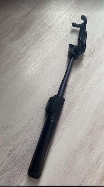 Xiaomi Bluetooth Uzaktan Kumandalı Selfie Çubuğu Tripod Siyah Renkli A - 6
