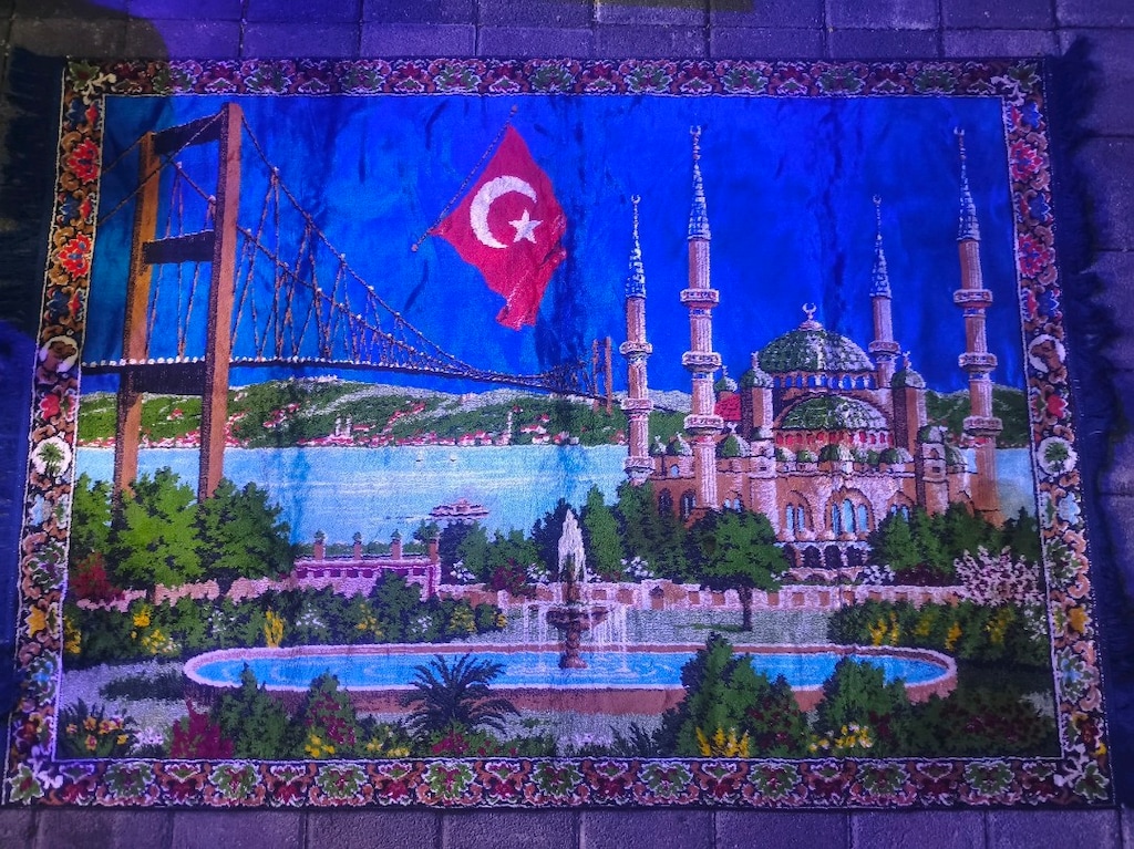 İstanbul Manzaralı Duvar Halısı - 2