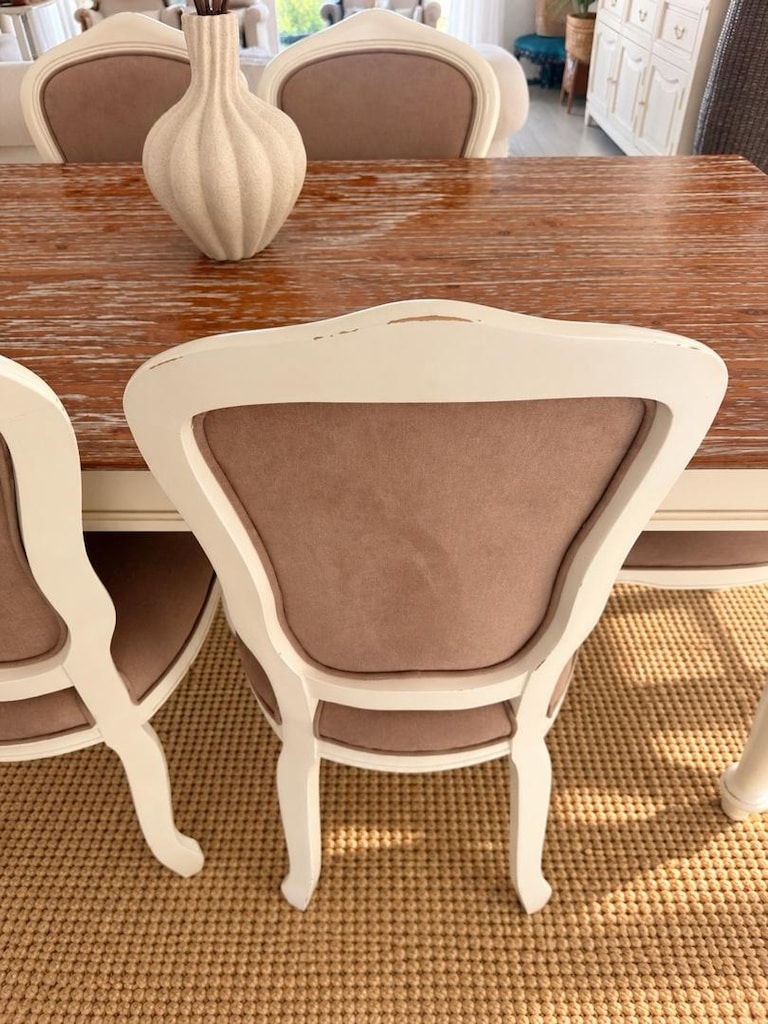 MUDO CONCEPT COUNTRY | MASİF YEMEK MASASI + 6 SANDALYE - 6