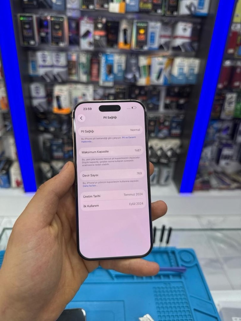 İPHONE 16 PRO PİL:87 YURTDIŞI ÇİFT FİZİKİ - 3
