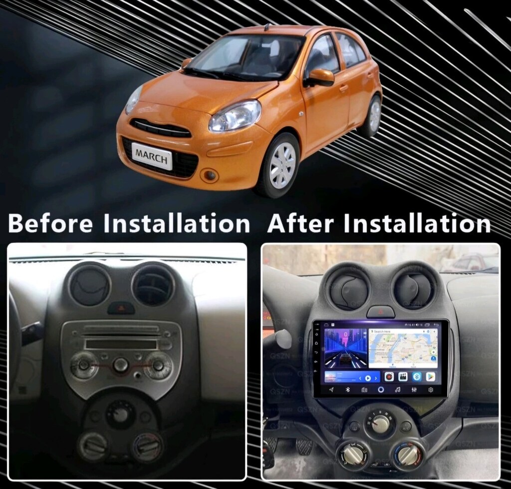 RAVX MULTİMEDYA NİSSAN MICRA CARPLAYLİ KAMERA HEDİYE 4GB REM MULTİMEDY - 5