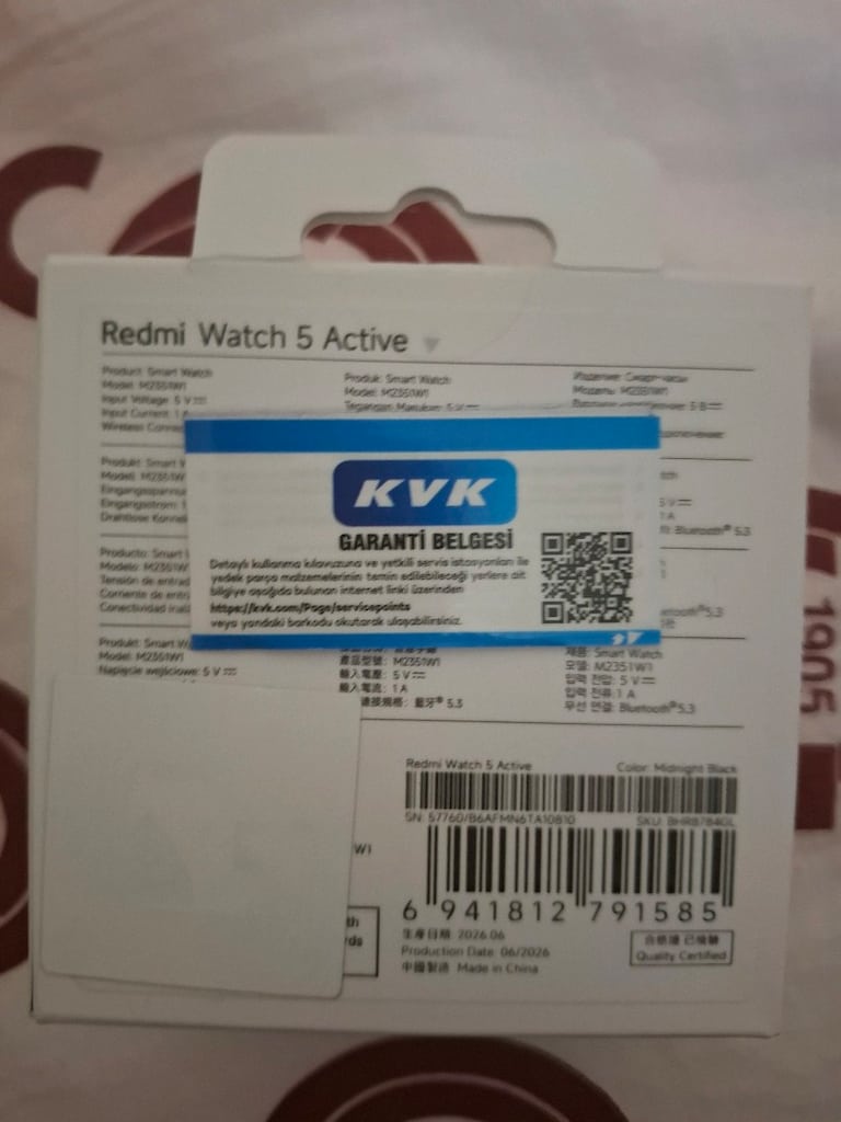 Xiaomi Redmi Watch 5 Active Akıllı Saat - 4