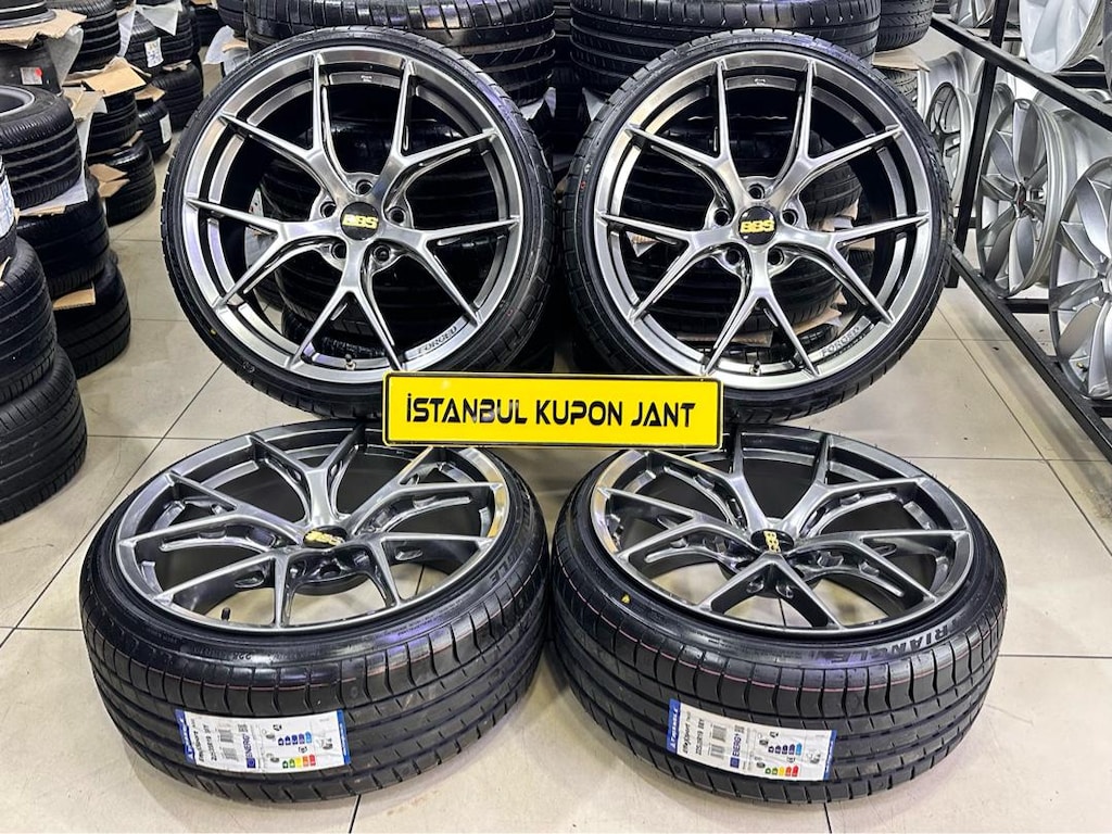 19 İNÇ SIFIR !! BBS Fİ-R 5x112 TRİANGLE JANT LASTİK TAKIMI 215/35/19 - 8