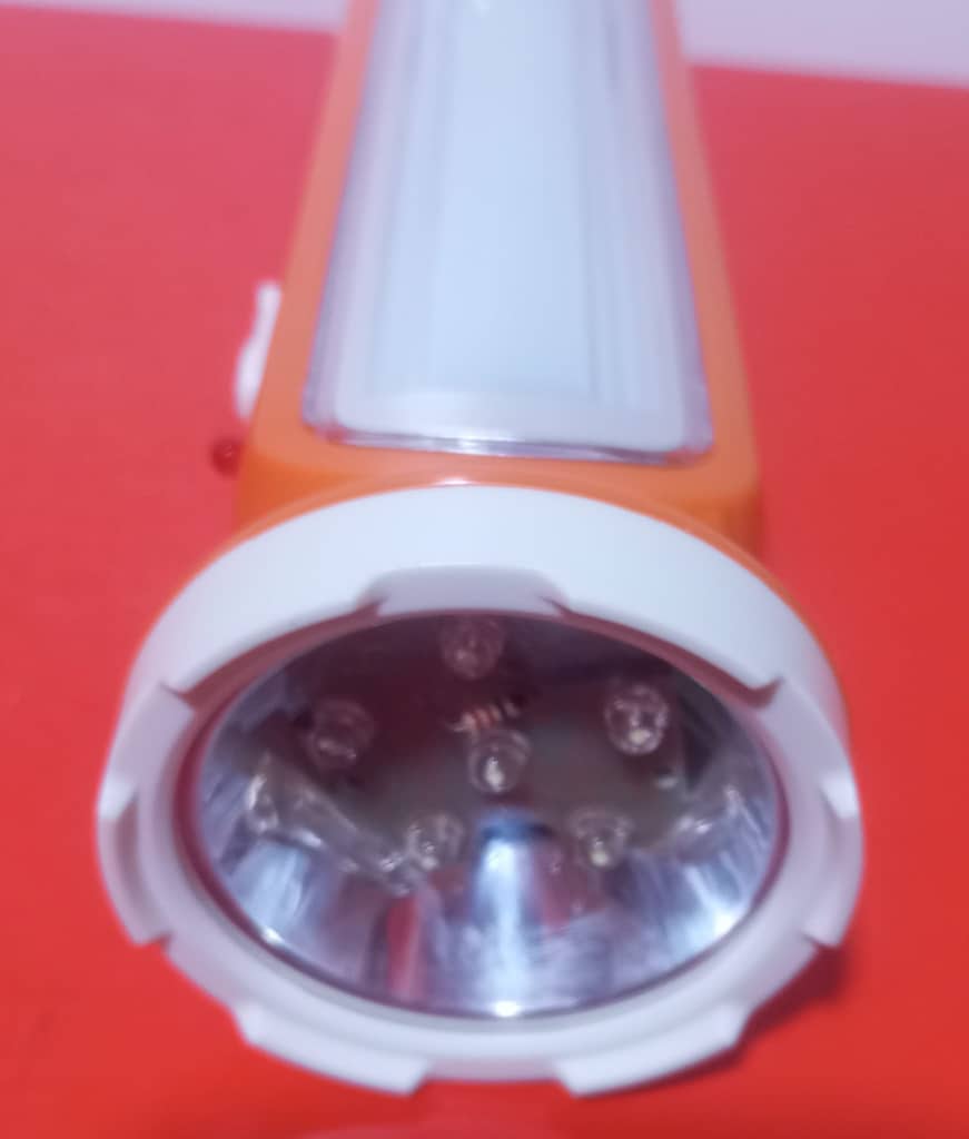 LONTOR EL112 16+6 LED Şarjlı Işıldak Fener (Yeni gibi - Yeni pil ) - 4