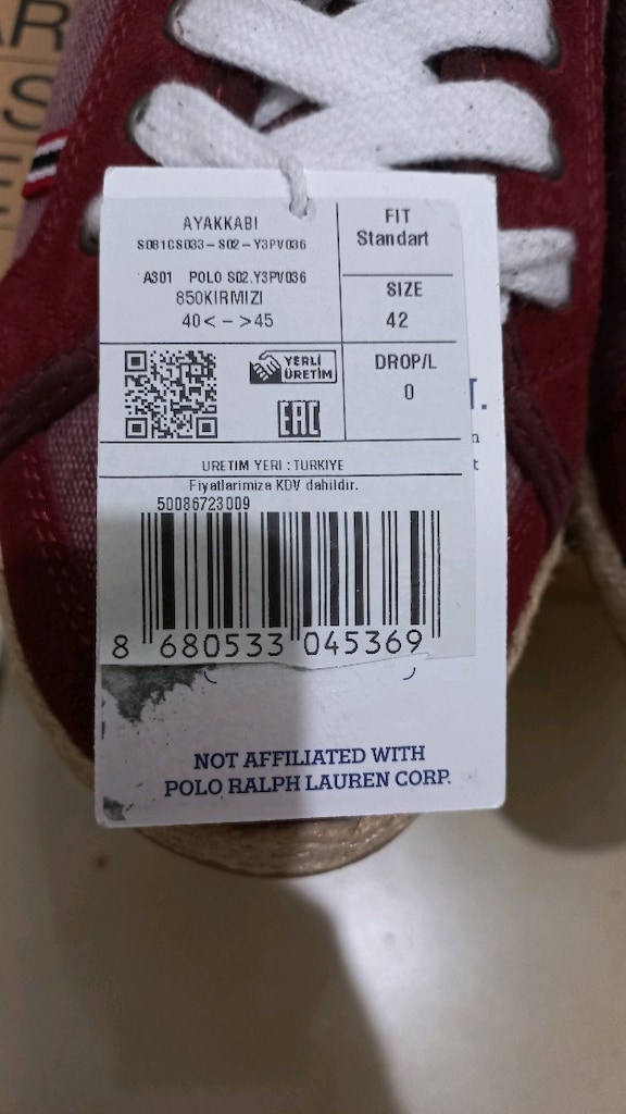 U.S. Polo Assn. Bordo Sneaker - 9