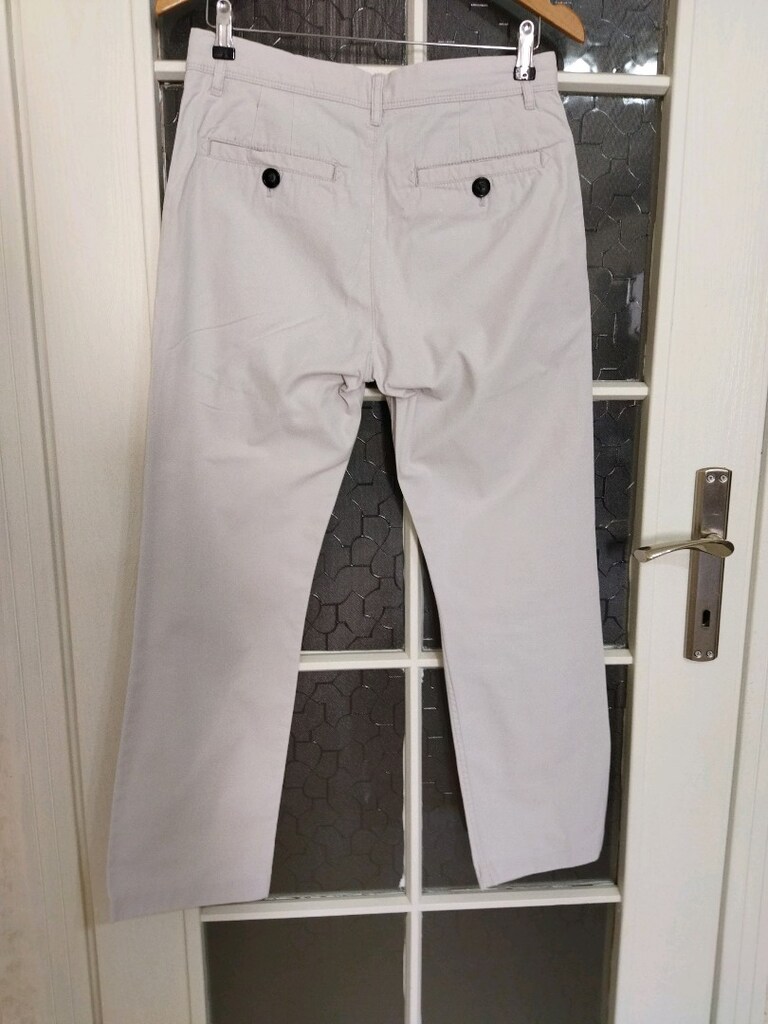 Erkek çocuk mavi jeans kumaş pantolon - 4