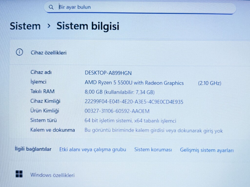 Kaçırma! Honor MagicBook 14 | Ryzen 5 5500U 512GB SSD FHD IPS - 9