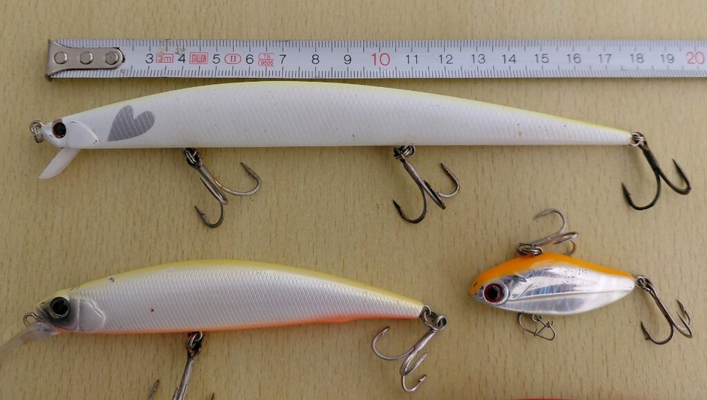 7 adet farklı boy ve gram rapala - 2