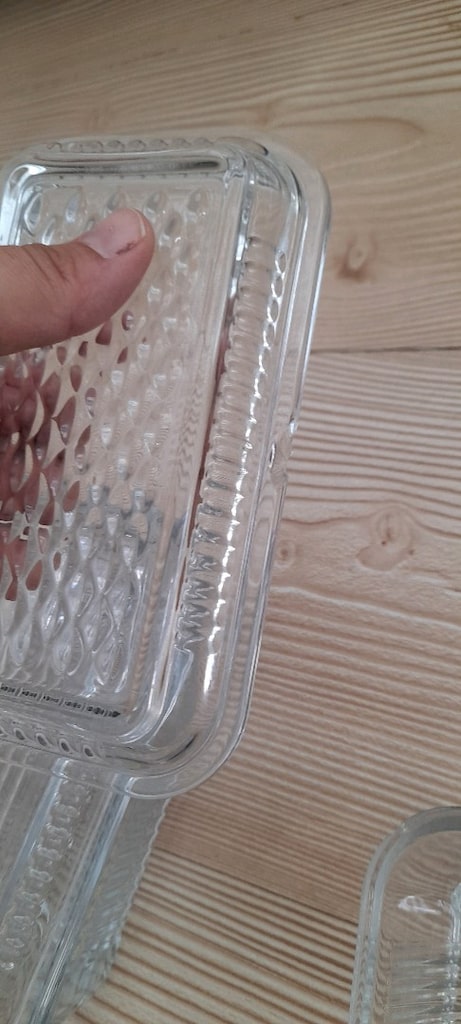 Paşabahçe cam kapaklı kahvaltı tabağı 3lü - 3