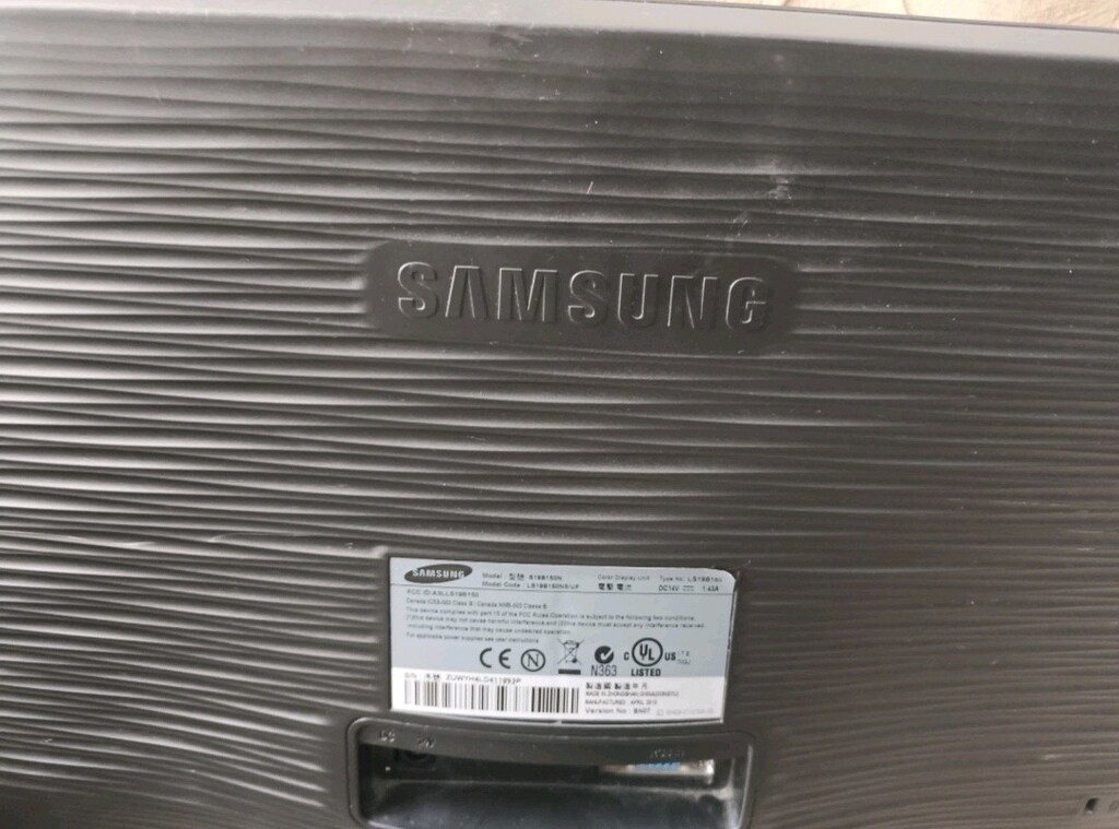 Samsung SyncMaster S19B150 monitör - 6