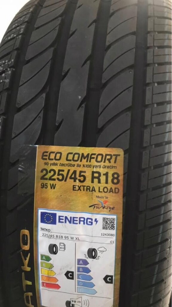225/45r 18 95WXL Ebat Sıfır Yazlık Yerli - 2