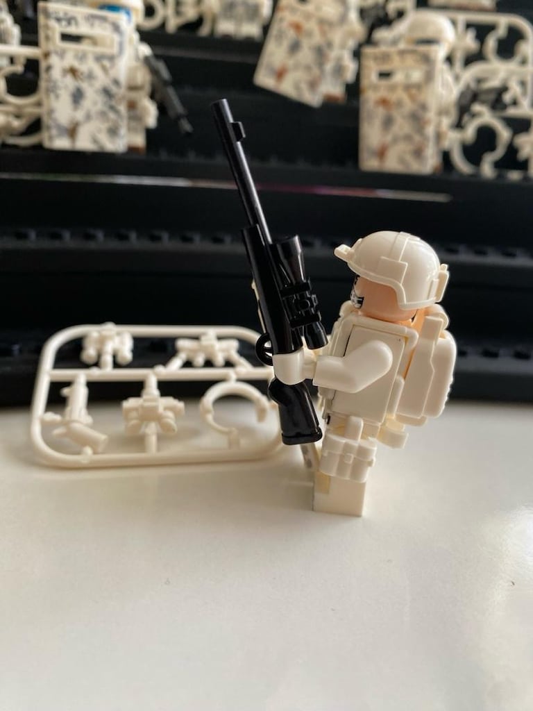 Lego Beyaz Swat Asker Minifigürleri - 13