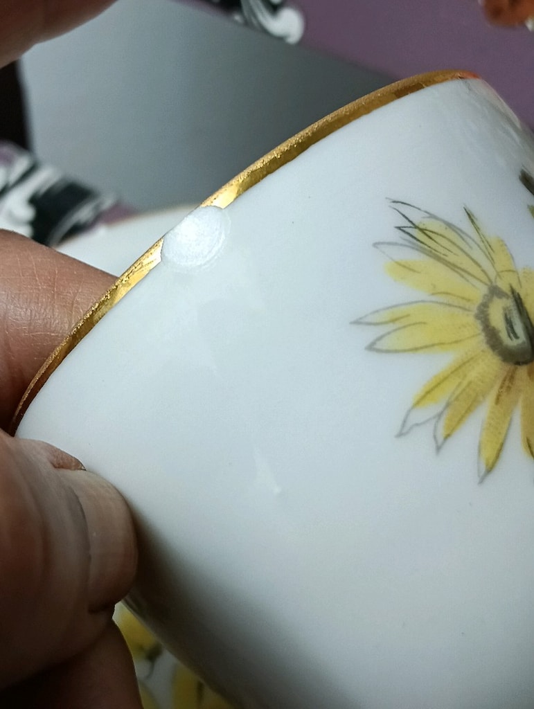 lemoge fincan .minik bir atık var dıştan .boyayla kapanabilir - 8