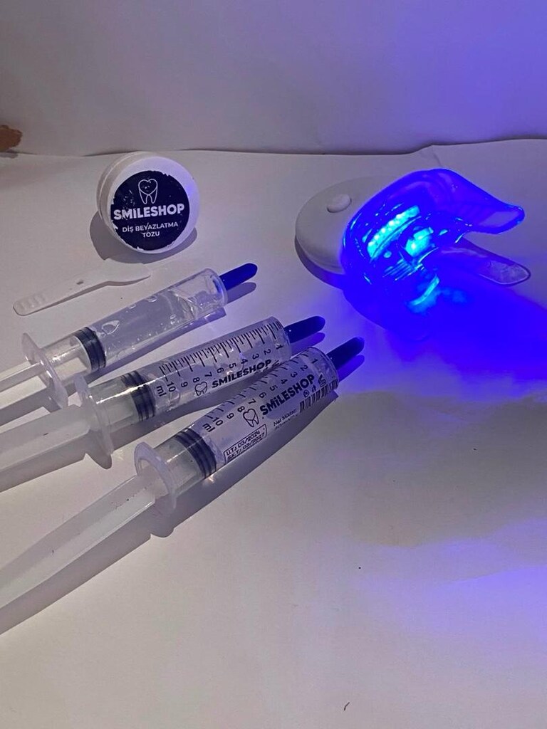 SMİLESHOP LED diş beyazlatma seti - sıfır - Tam Set! - 11