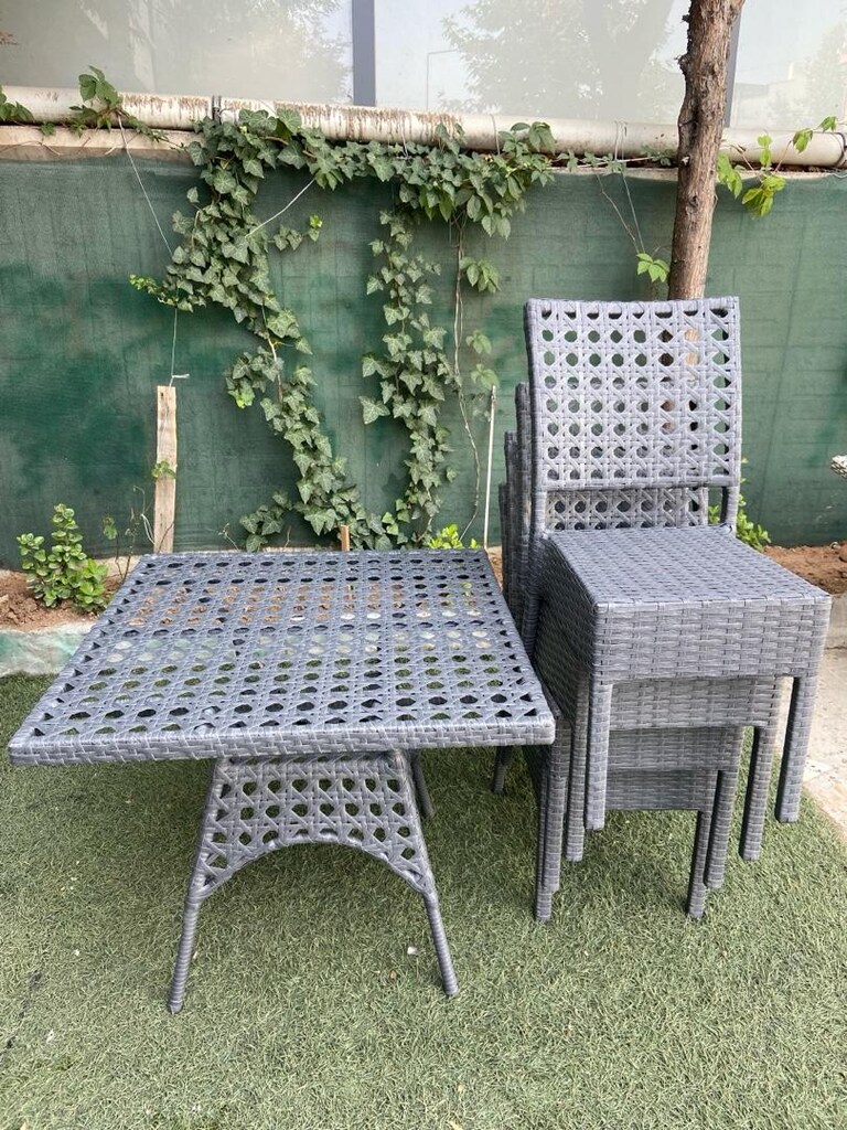 Rattan masa sandalye takımı - 6