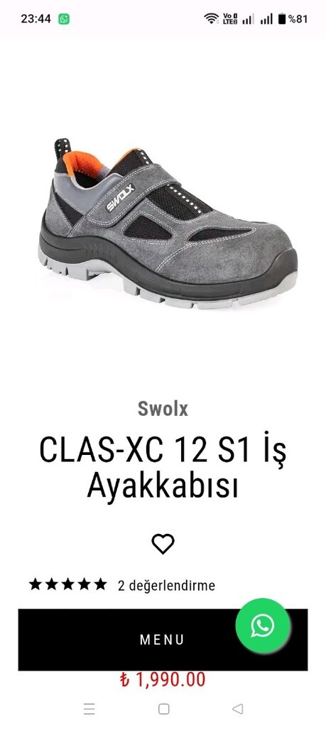 swolx Marka is ayakkabisi sifir 45 numara 3 cift - 3