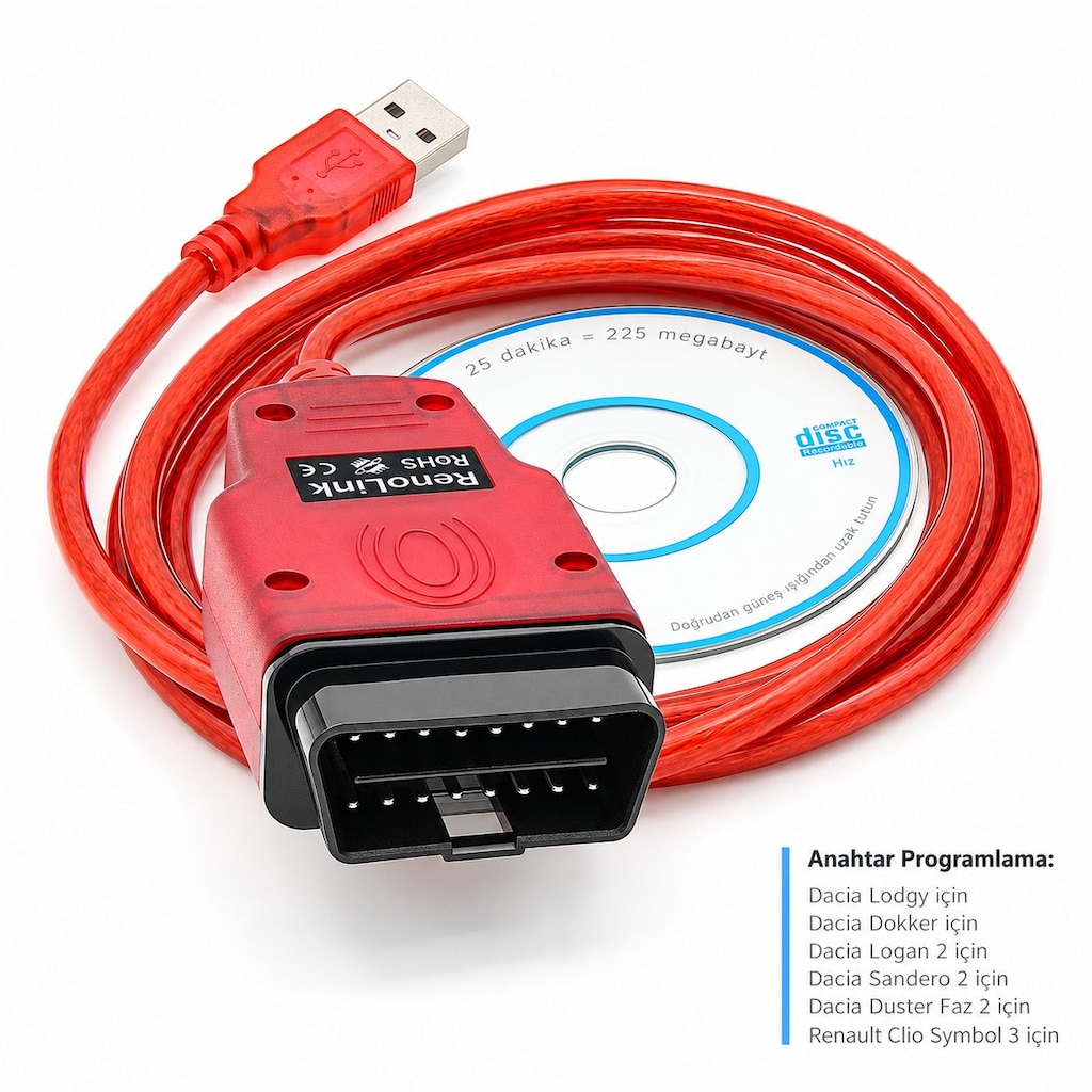 RenoLink v2.11 İmmobilizer Airbag ve ECU Programlama Cihazı - 4