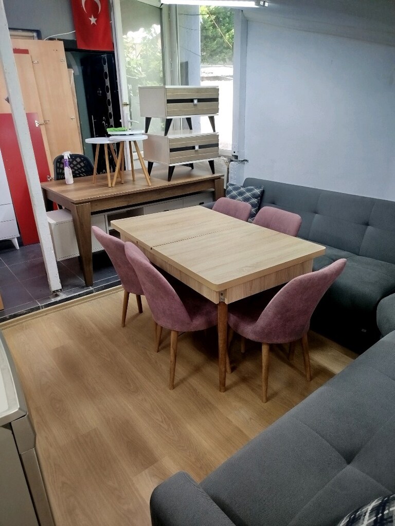 YEMEK MASASI VE 5 ADET SANDALYE - 2