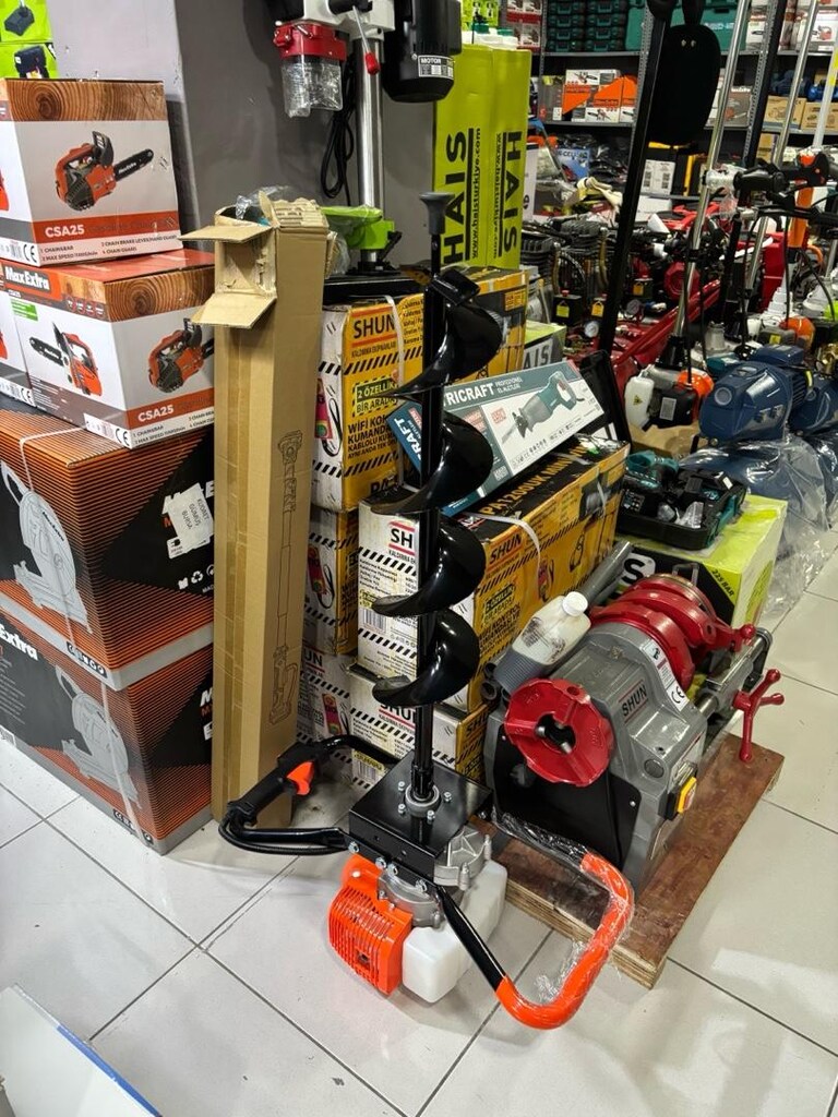 Sıfır Benzini Toprak Burgu Makinesi / Toprak Delme - 3