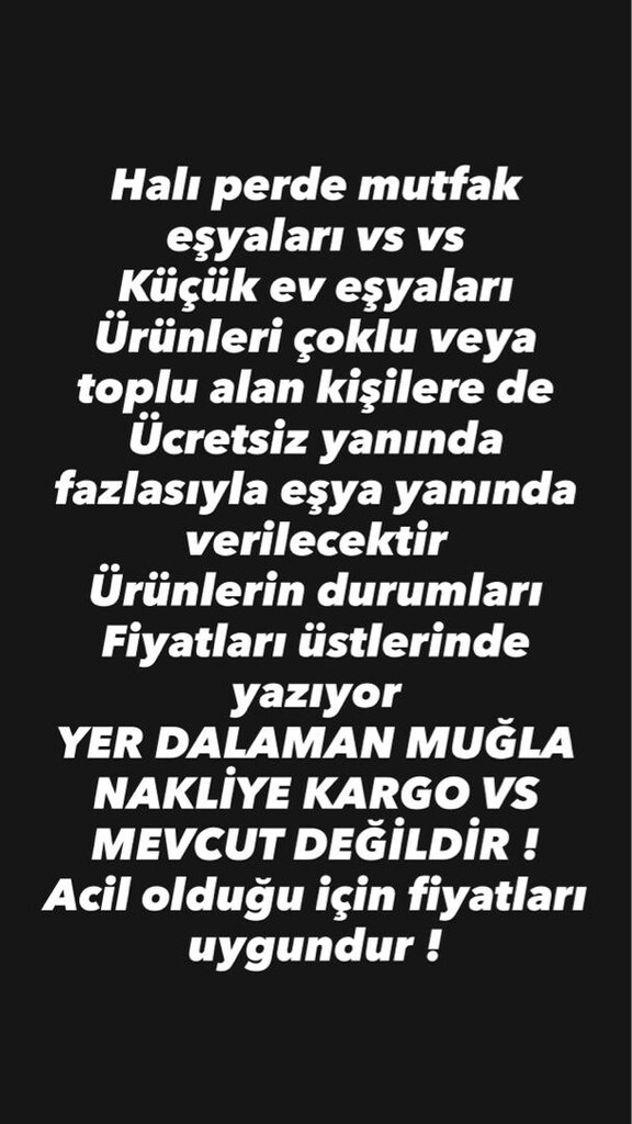 KOMPLE SATILIK EV EŞYALARI ACİL ! - 2