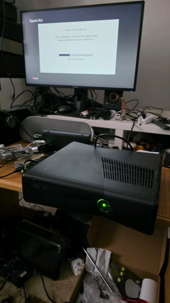 Xbox 360 s Slim + 1 kol, Sorunsuz, son model - 9