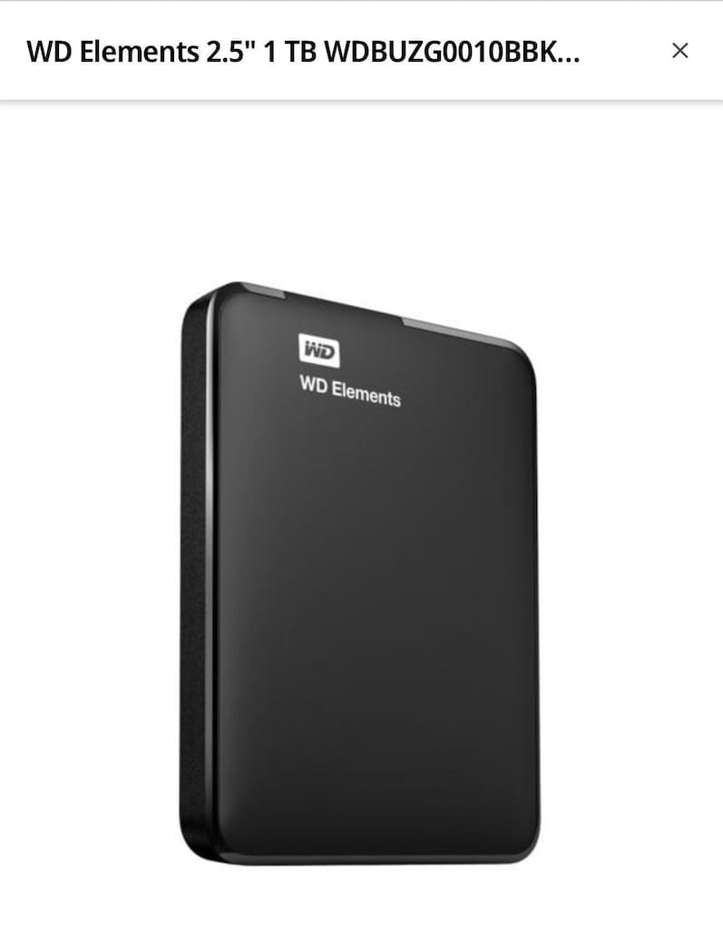 WD Elements 2.5" 1 TB WDBUZG0010BBK Harici Hard Disk Siyah - 3