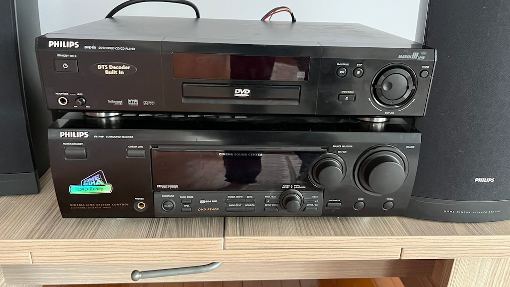 PHILIPS FR 740 SURROUND SES SİSTEMİ + DVD + 4 ADET HOPARLÖR - 17