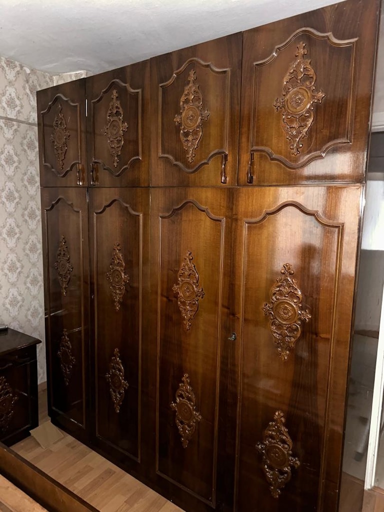 5 parça Antika El işçiliği yatak odası takımı - 7