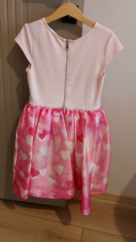kız çocuk pembe elbise - 3