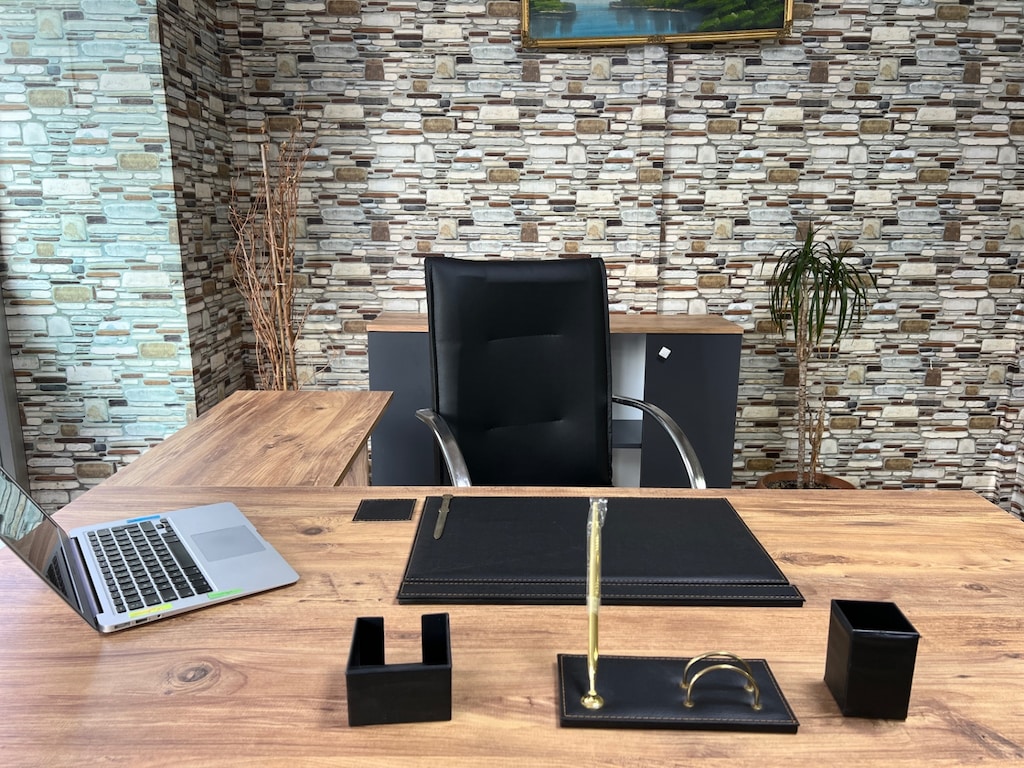 FABRİKADAN HALKA -150cm 150cm OFİS MOBİLYASI BÜRO MASA TAKIMI ! - 4