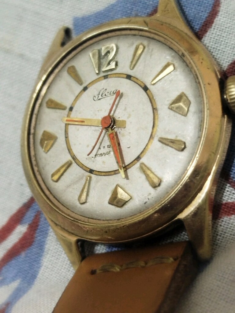 flea antika kurmalı altın saat - 17