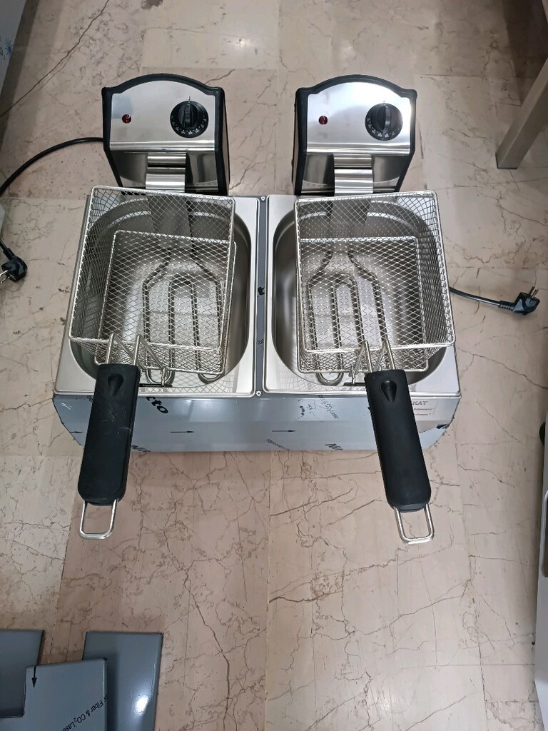 Çiftli Fritöz 5+5 Litre Fritöz Sanayi Tip Fritöz - 4