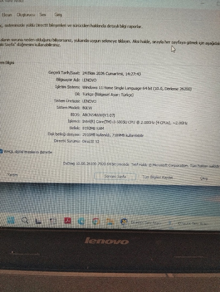 Lenovo B50-80 Laptop - 7