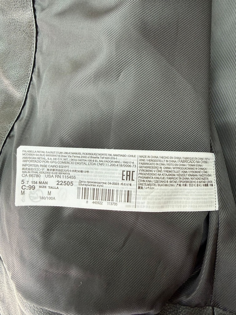 MANGO ERKEK SUNİ DERİ MONT (M) - 4