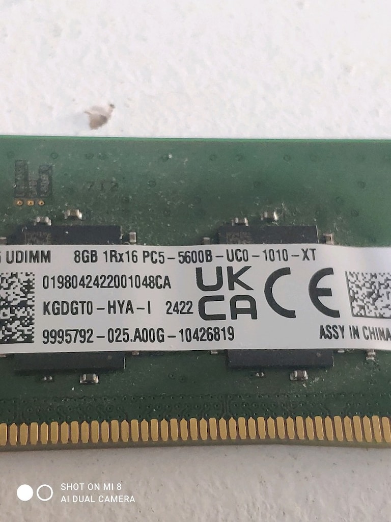 Kingston 8gb ddr5 5600b - 2