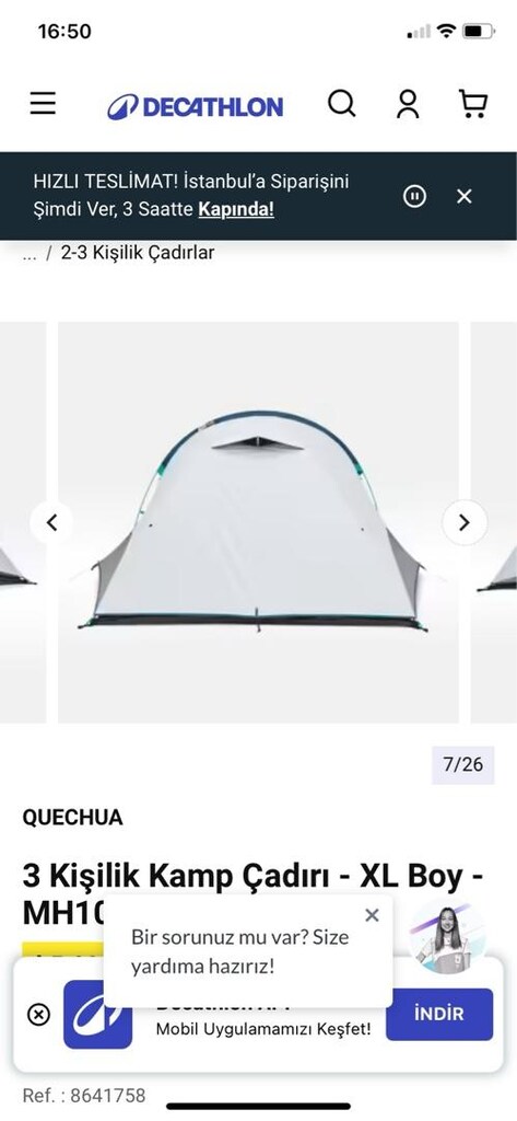 DECATHLON ÇADIRIM SATILIK - 8