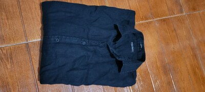 #Mavi jeans keten gömlek. .Bir koltuk altı uçtan diğer uca yanlamasına