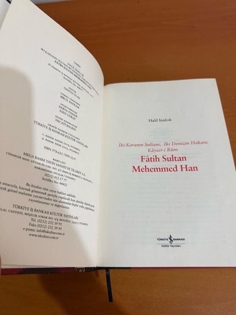 Fatih Sultan Mehmet Halil İnalcık - 4
