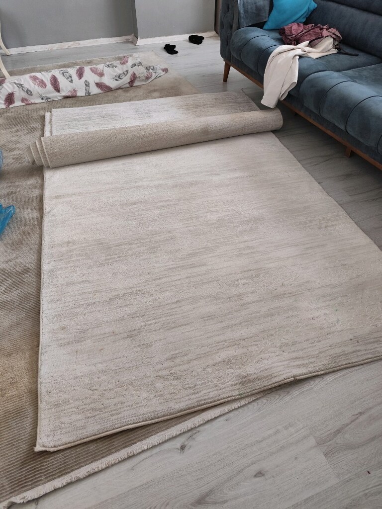 bej 4 metrekare halı naylon değildir - 3